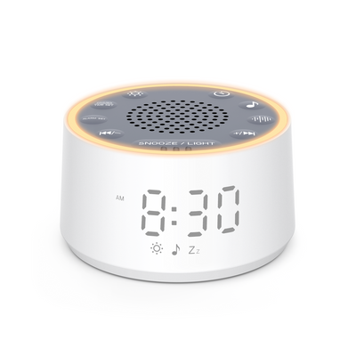 Dreamegg D1 Nova — White Noise Machine & Alarm Clock, 10-Colour Night Light