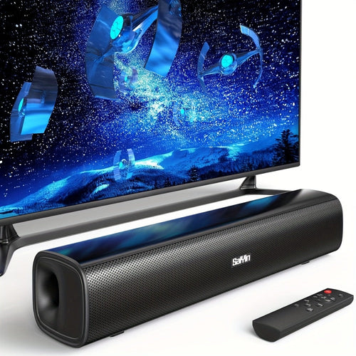Barre de son 2.1 avec caisson de basses pour téléviseur, PC et jeux, Bluetooth, optique et AUX