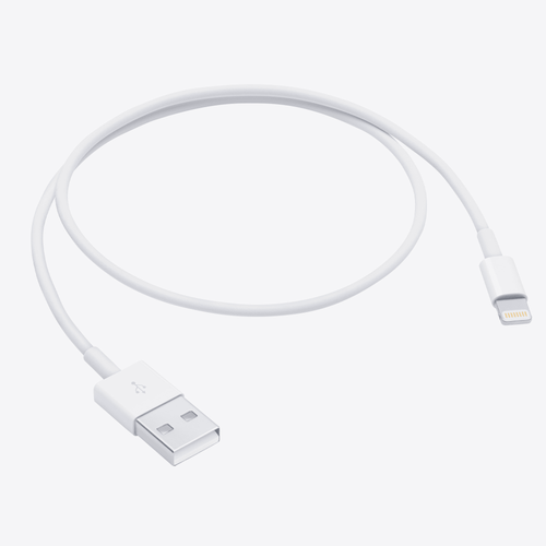 Apple USB-A to Lightning Charging Cable — 1 m (3.3 ft), White