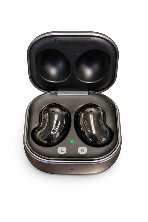 Samsung Galaxy Buds Live — Bluetooth Earbuds with Charging Case (Onyx Black)