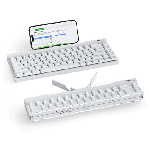 Royal Kludge F68 — clavier mécanique low-profile pliable multi-appareils
