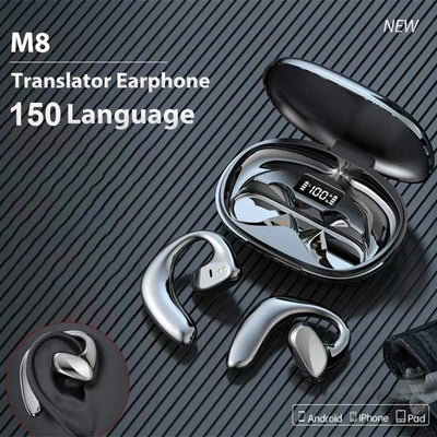 M8 Translator Earbuds — Two-Way Translation, Music and Calls