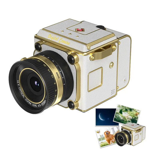 Retro "Y2K" Digital Camera — 16× Zoom, 2" Screen