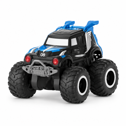 Amphibious RC Monster Truck — Big Wheels, Sealed Body