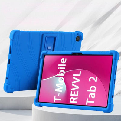 Étui souple en TPU avec béquille pour tablette 10,1 po, compatible avec Revvl Tab 2