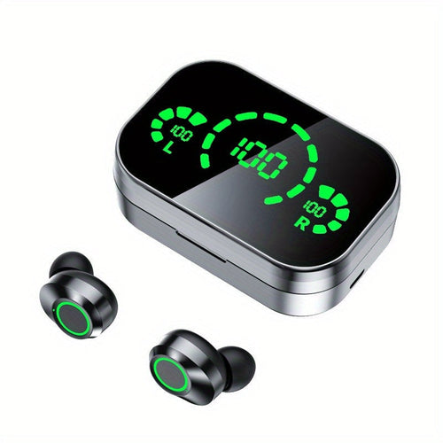 Bluetooth 5.4 Sport In-Ear Stereo Wireless Earbuds with Charging Case
