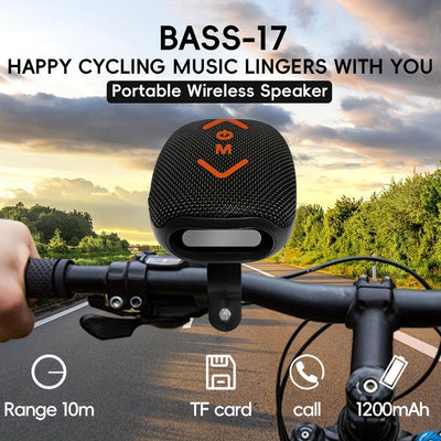 Haut-parleur Bluetooth pour vélo avec support de guidon amovible