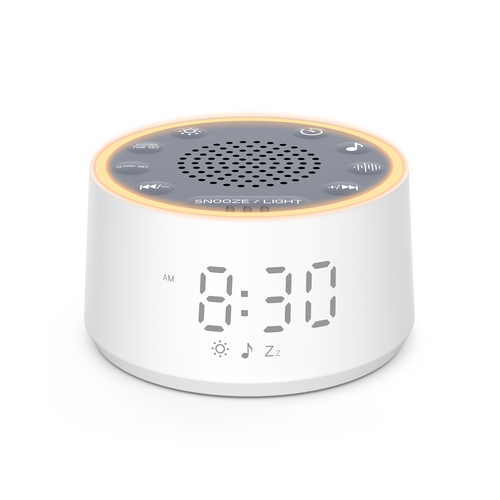 Dreamegg D1 Nova — machine à bruit blanc et réveil, veilleuse 10 couleurs