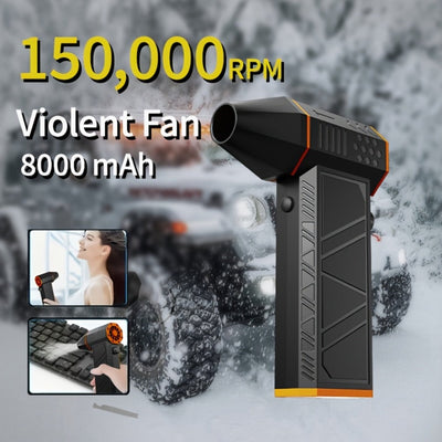 Souffleur électrique sans fil 150 000 tr/min, poussée 200 g, sans balais, 3 vitesses