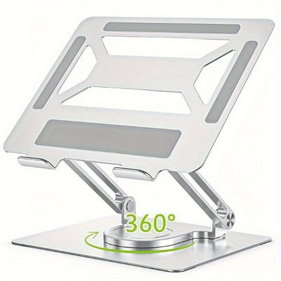 Support pour portable pivotant 360° pliable et réglable, jusqu'à 17 po