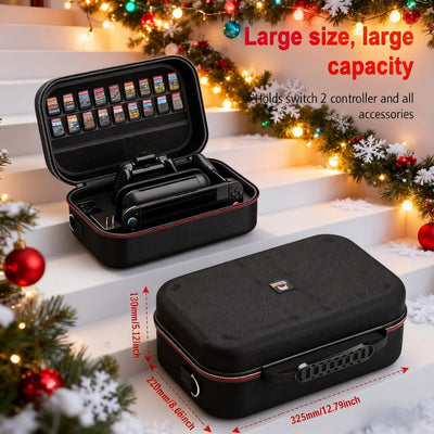 XL Carrying Case Compatible with Nintendo Switch 2, Shoulder Strap and Storage