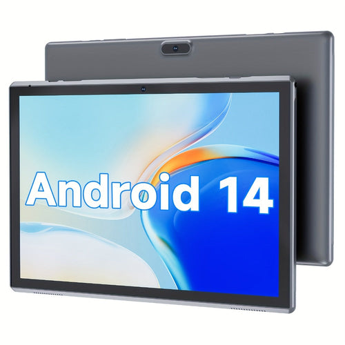10-Inch Android 14 Tablet, 4GB Total RAM, 32GB, Dual-Band WiFi