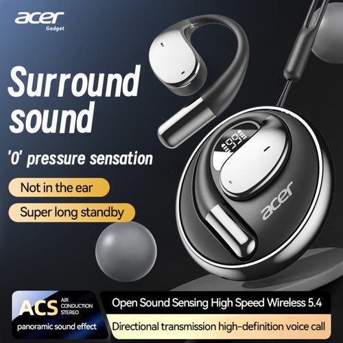 Wireless Sport Earbuds with Ear Hooks and Low-Latency Gaming Mode