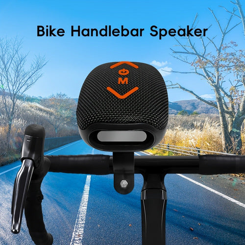 Haut-parleur Bluetooth pour vélo IPX5 avec batterie, radio FM, carte TF et AUX