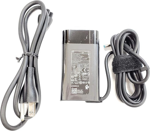 HP 65W AC Power Adapter, Blue Tip — Laptop Charger