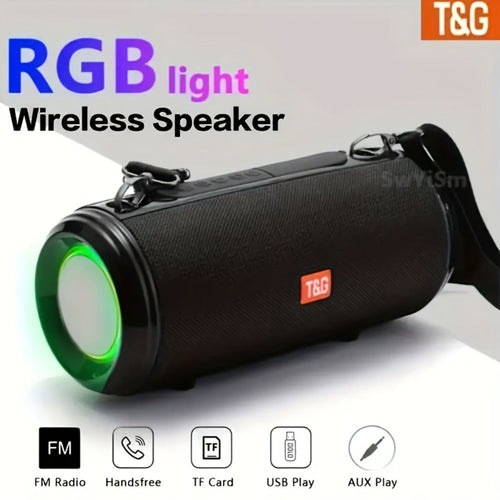 Haut-parleur Bluetooth portatif TG537 – jumelage TWS, mains libres, carte TF et USB
