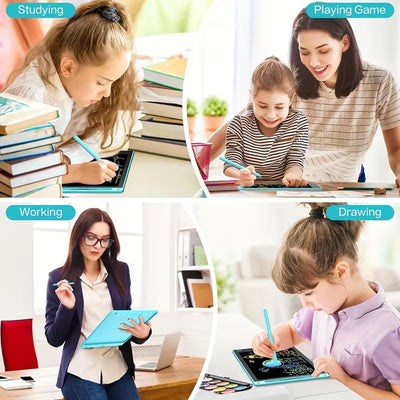 Kids 8.5" LCD Writing Tablet — Colourful, Erasable