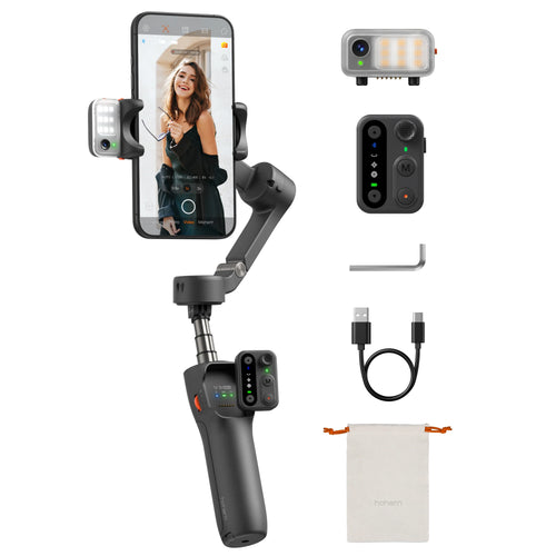 Hohem iSteady V3 — stabilisateur 3 axes pour téléphone avec suivi IA