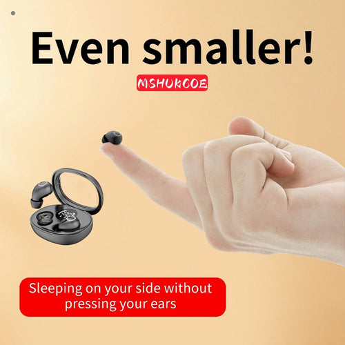 Mini Invisible Sleep Earbuds, Bluetooth 5.4, Ultra-Compact True Wireless