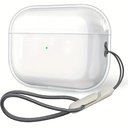 Étui transparent avec cordon ou crochet — pour boîtier MagSafe AirPods Pro 2e génération
