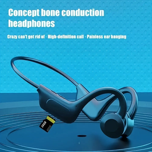 Open-Ear True Wireless Sports Earbuds with Microphone for Running
