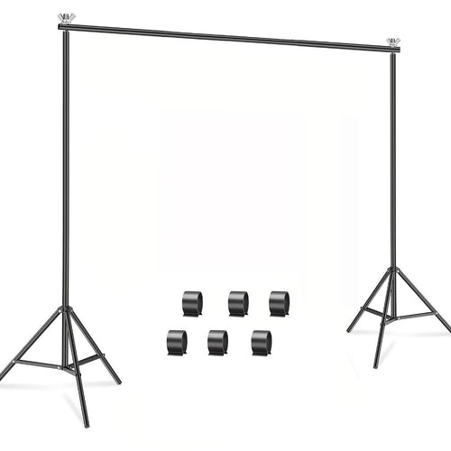 Support de toile de fond rectangulaire en métal 9 x 6,5 pi réglable pour arche de ballons