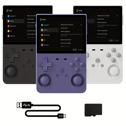 Console de jeu portable L35, écran IPS HD 3,5 po, système Linux ouvert, 64 ou 128 Go