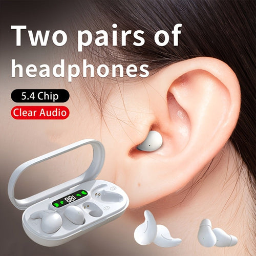 Two-Pair True Wireless Earbuds Gift Set with Transparent LED Display Case