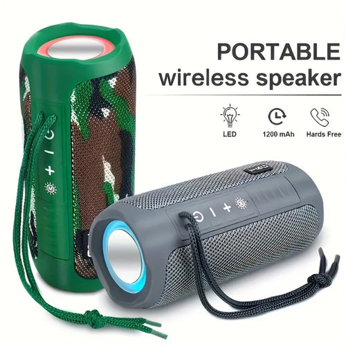 TG227 Portable Bluetooth Speaker – LED Breathing Light, TWS Stereo, USB-C Rechargeable
