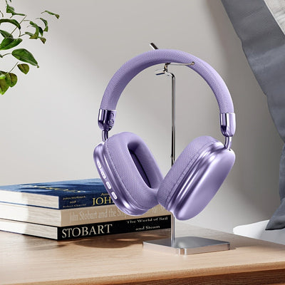 Casque d'écoute sans fil pivotant Bluetooth 5.4, batterie 800 mAh, réduction du bruit