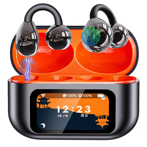 Écouteurs traducteurs IA avec écran ACL HD, 150+ langues, Bluetooth 6.0, 8 h