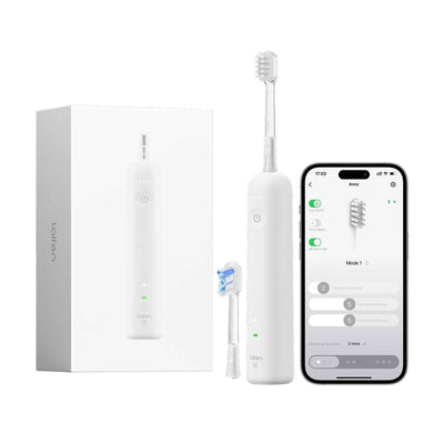 Laifen Wave Special — brosse à dents électrique à écran OLED, 3 brossettes