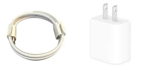 Apple Adaptateur secteur USB-C 20 W + câble USB-C à USB-C (1 m) — ensemble de recharge