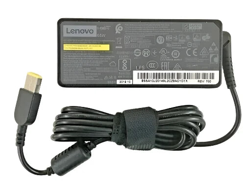 Lenovo Adaptateur secteur 65 W 20 V 3,25 A à connecteur carré jaune (ADLX65NCC2A)