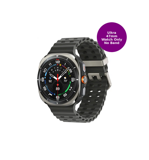 Samsung Galaxy Watch Ultra 47 mm — montre intelligente LTE, titane argent (montre seulement)